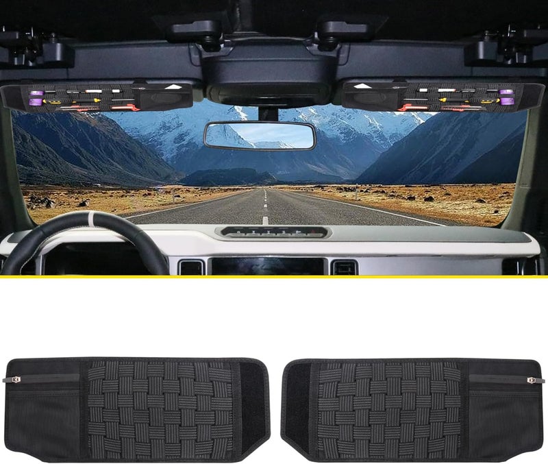 RERPRO Tactical Sun Visor Organizer for Ford Bronco - Image 1