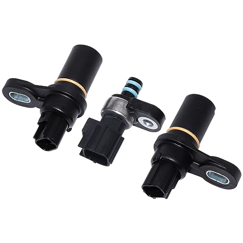HENGCOOL 45RFE 545RFE 68RFE Automatic Transmission Input Output Speed Sensor 3pcs Kit Updated Pressure Transducer Sensor for 1999-Up Dodge RAM for Chrysler Grand Cherokee 04799758AD 4799061AB - Image 1