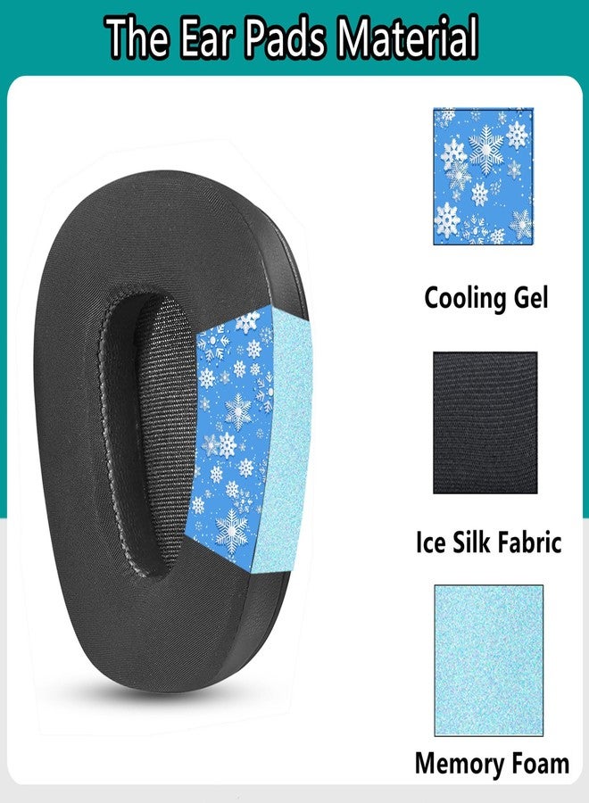 YDYBZB B650-XT Cooling Gel Ear Pads Compatible with BlueParrott B650XT S650XT B650 XT Noise Cancelling Headphones Replacement Earpads Ear Cushions Memory Foam Black - Image 3