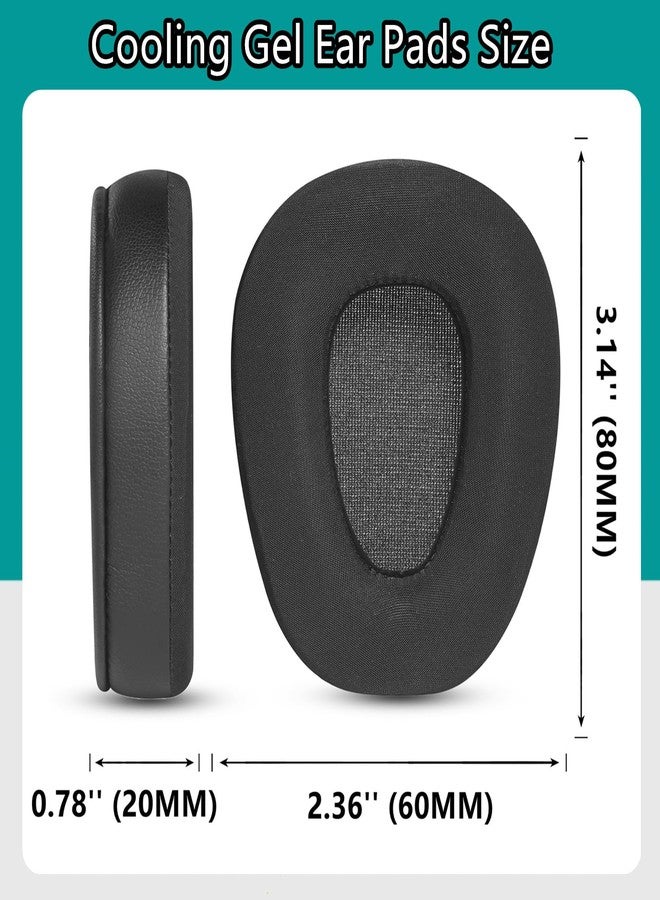 YDYBZB B650-XT Cooling Gel Ear Pads Compatible with BlueParrott B650XT S650XT B650 XT Noise Cancelling Headphones Replacement Earpads Ear Cushions Memory Foam Black - Image 4