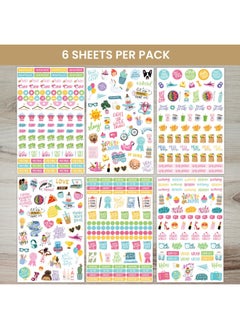 bloom daily planners Productivity Planner Stickers - Variety Sticker Pack - Six Sticker Sheets Per Pack  - Image 2