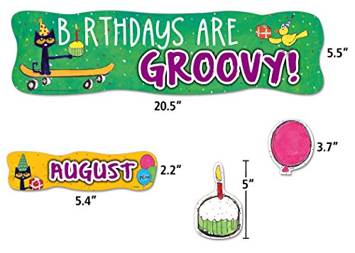 Edupress Pete the Cat Birthdays Are Groovy Mini Bulletin Board - Image 5