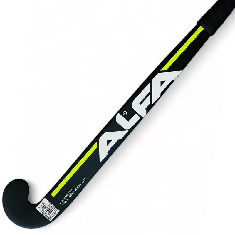 ALFA Y30 Composite Carbon, Glass Fiber, Kevlar Hockey Stick with Stick Bag (Black, 37 Inches) - Image 2