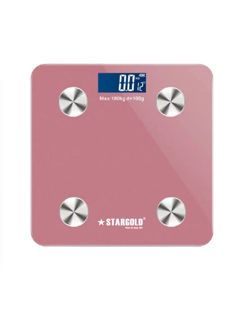 Digital Personal Weighing Scale With Bluetooth Connectivity, 180 KG Capacity BMI, Body Fat, Muscle Mass, Water Index, and Metabolic Rate