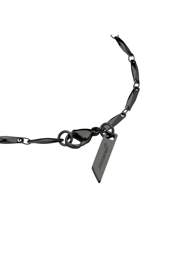 McLaren Acute black carbon fiber and finished in a ion-plated Necklace for Men