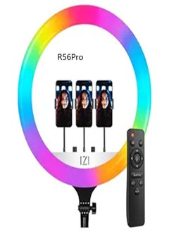 R56PRO full size 22inch Ring Light Color Changing RGB LED RingLight - pzsku/Z0ED361B2B27E52929181Z/45/_/1738254006/d2781180-e918-404e-8b5d-08d9b81433b2