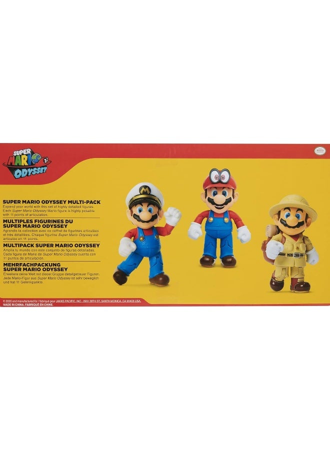 Nintendo Super Mario Odyssey Figures Set (10 cm, Pack of 3) - Image 1