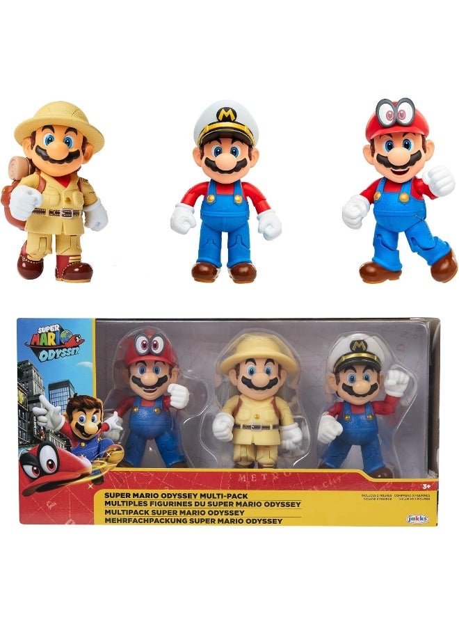 Nintendo Super Mario Odyssey Figures Set (10 cm, Pack of 3) - Image 2