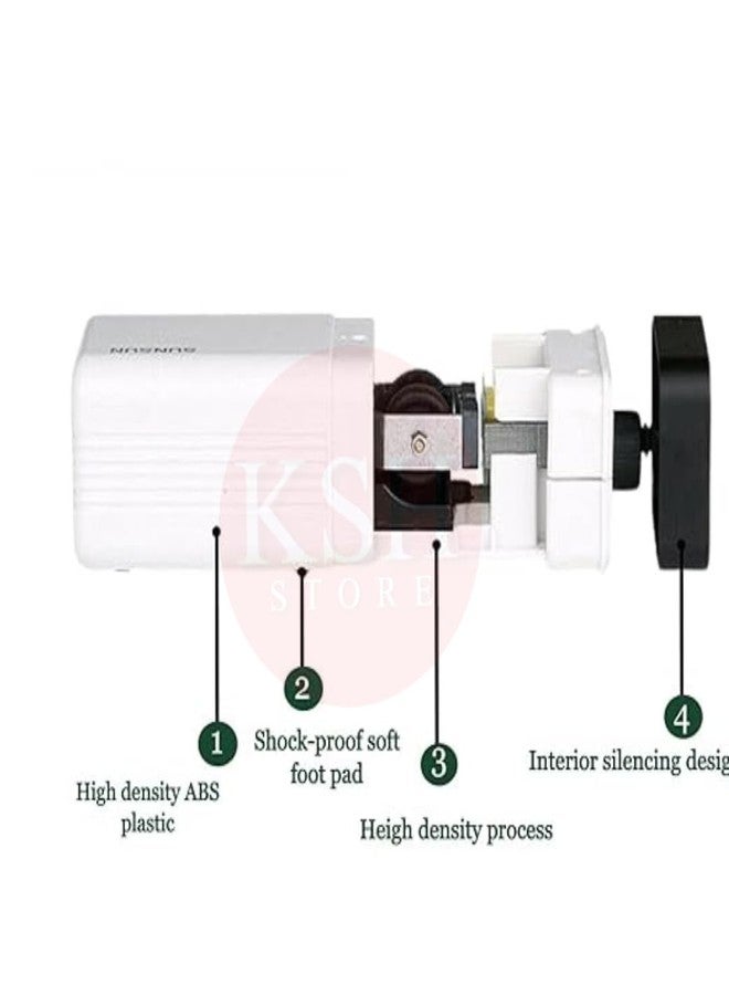 KSH STORE ® Aquarium Air Pump, 4W, 1 Outlets, 1.5L/min, with Air Tube and Stone, Quiet Operation, 300L Tank Capacity (CT-201) - Image 4