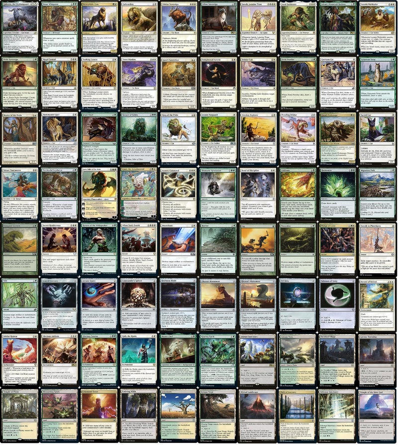 MTG Decks & More Cat Commander Deck EDH 100 Card Custom Magic The Gathering Deck Very Strong - Image 3
