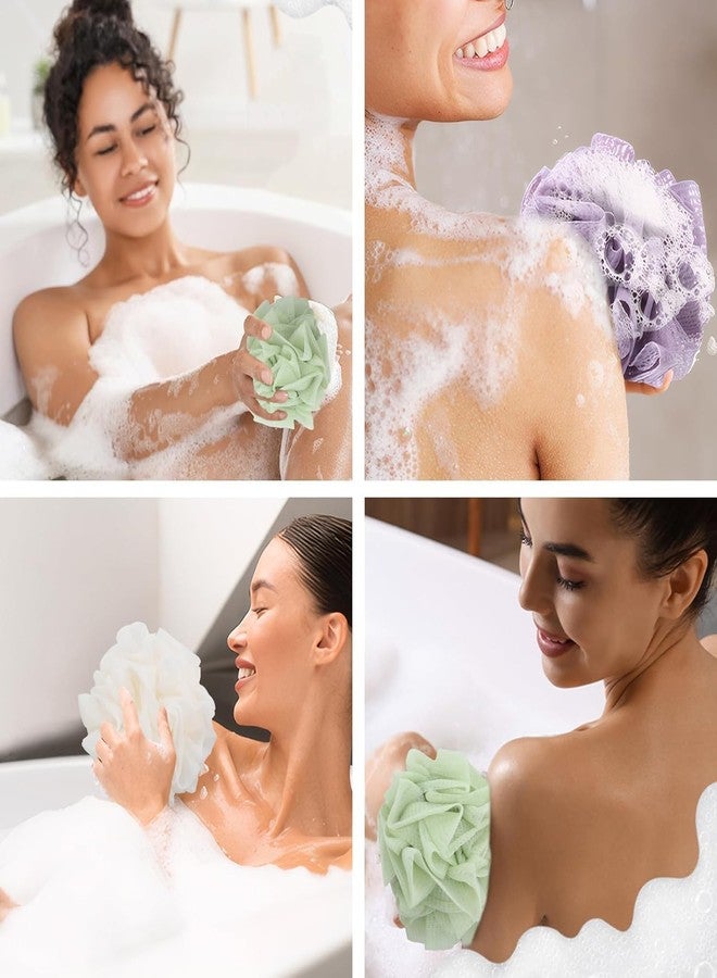 KickZu Soap Bar Loofah, 2 in 1 Loofah Cloth Soap Bar Holder, Remove Cuticle for Smooth Skin, Exfoliating Bath Sponge with Drawstring for Bath Shower (Multicolor) (2, Small) - Image 3