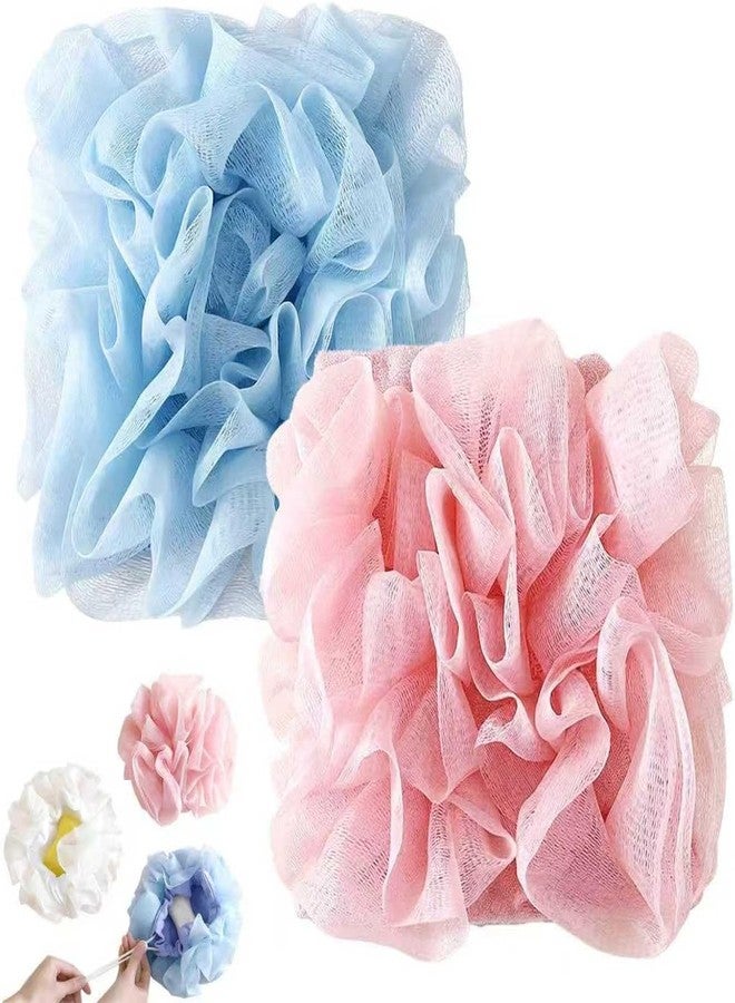 KickZu Soap Bar Loofah, 2 in 1 Loofah Cloth Soap Bar Holder, Remove Cuticle for Smooth Skin, Exfoliating Bath Sponge with Drawstring for Bath Shower (Multicolor) (2, Small) - Image 1