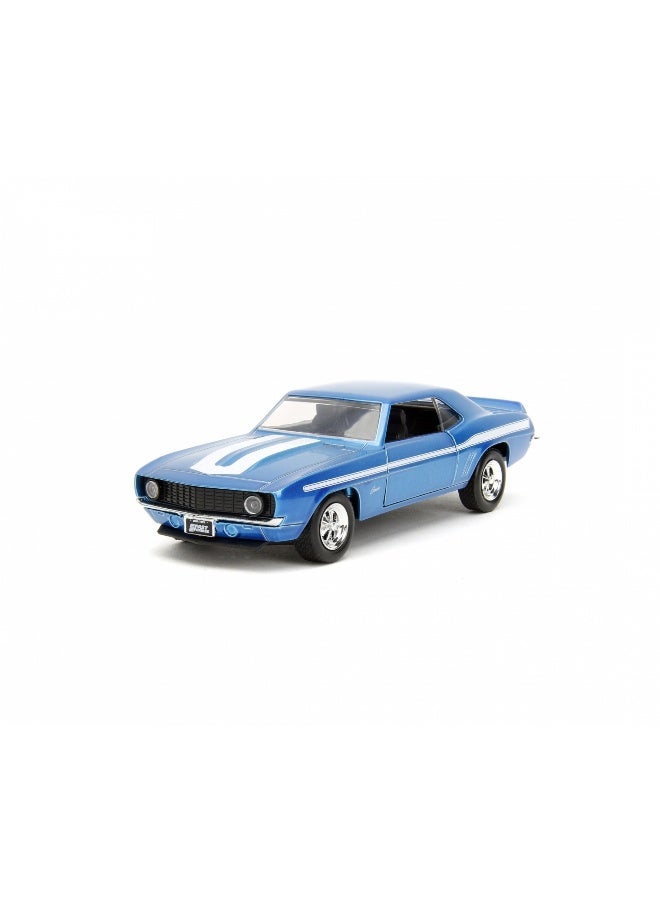 Jada Fast and Furious Chevrolet Camaro 1969 & Dodge Charger Widebody 1968 Model Cars Set (1:32, 19 cm) - Image 4