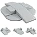 TODIBY 9Piece Climbing Toys for Toddlers Soft PU Leather Foam Blocks Baby Climb and Crawl Activity Blocks Kids Play Gym Equipment Indoor for DevelopmentGrey - Image 2