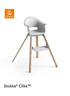 STOKKE Clikk High Chairall - In - One Baby High Chair With Tray + Harnesslight, Durable And Travel Friendlyergonomic And Adjustable Featuresbest For 6 - 36 Months Or Up To 15Kg/33Lbscloud Grey  - Image 3