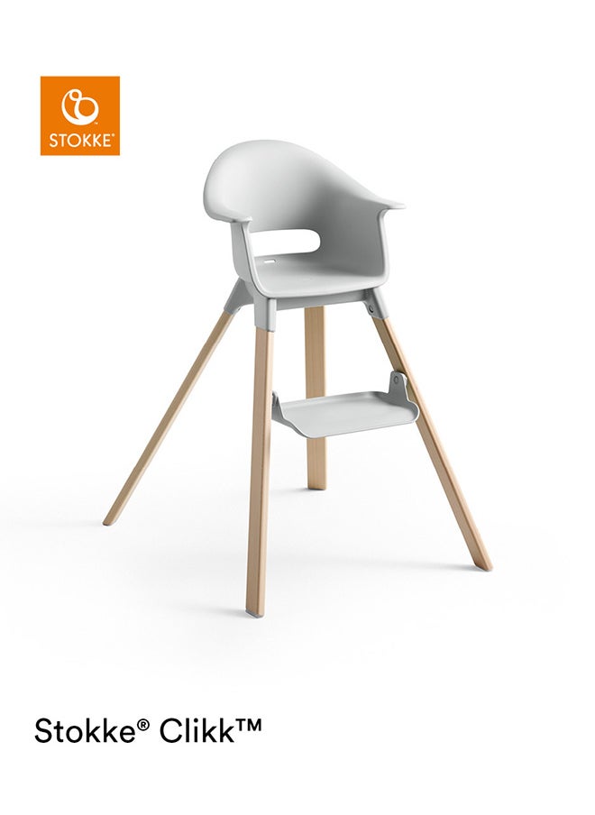 STOKKE - Clikk High Chairall - In - One Baby High Chair With Tray + Harnesslight, Durable And Travel Friendlyergonomic And Adjustable Featuresbest For 6 - 36 Months Or Up To 15Kg/33Lbscloud Grey - Image 1