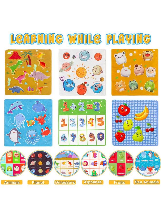 ألعاب الأطفال من 6 إلى 12 شهرًا - ألعاب مونتيسوري للأطفال من 6 إلى 12 شهرًا - ألعاب حسية للأطفال الرضع - صندوق مناديل سحري للأطفال - لعبة تعليمية بتباين عالٍ - لعبة تطوير STEM - هدية للأطفال - دينورون - Image 5