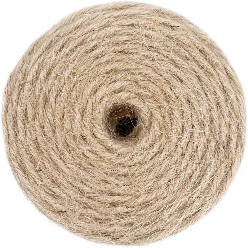 V4LNatural Jute Rope - 3 mm Thick And 40 meter | Durable & Versatile Twine for Crafting, Gardening, and DIY Projects - Image 3