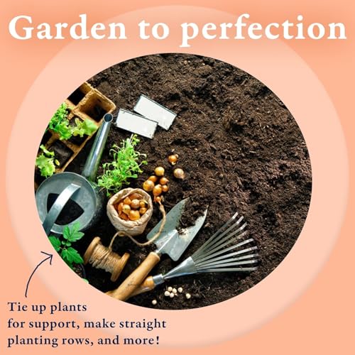 V4LNatural Jute Rope - 3 mm Thick And 40 meter | Durable & Versatile Twine for Crafting, Gardening, and DIY Projects - Image 2