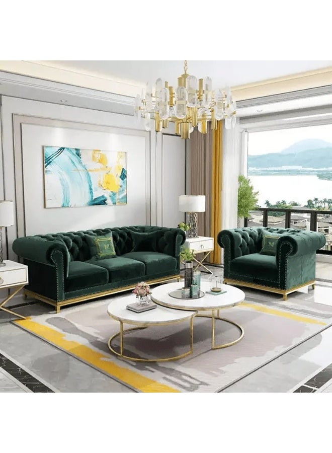 كستم ديكو أريكة عالية الجودة مع مسند عثماني - أريكة مبطنة حسب الطلب لغرفة المعيشة، تصميم أنيق مع راحة فائقة  - Image 4