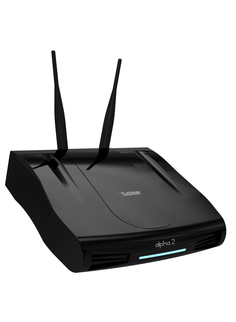 بلاتينوم كاريوكي ALPHA 2 Full HD 4K Android Smart Karaoke Player With 2 Digital UHF Keypad Wireless Mic & 26K+ Mixed Language FILIPINO, ENGLISH , INDIAN & RUSSIAN Karaoke Songs Included & Youtube Karaoke - Image 2