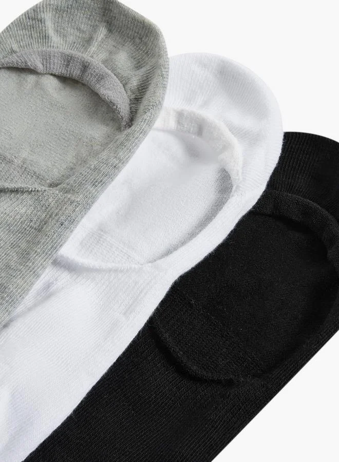 Kappa  Kappa Men Invisible Socks - Set of 3 for Men | Best Price UAE