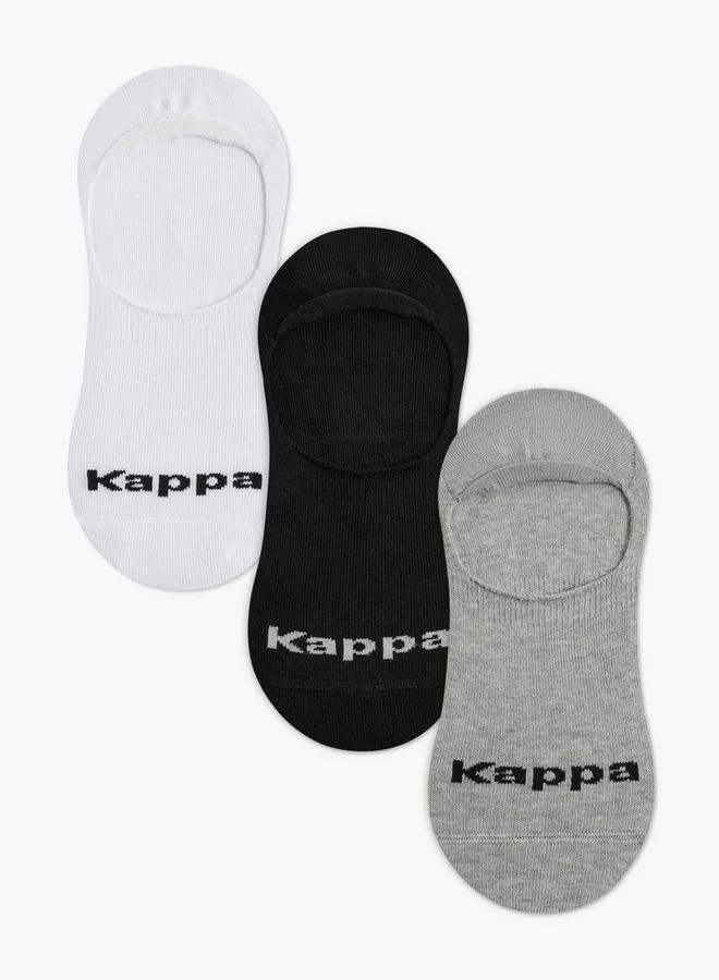 Kappa Kappa Men Invisible Socks   Set of 3