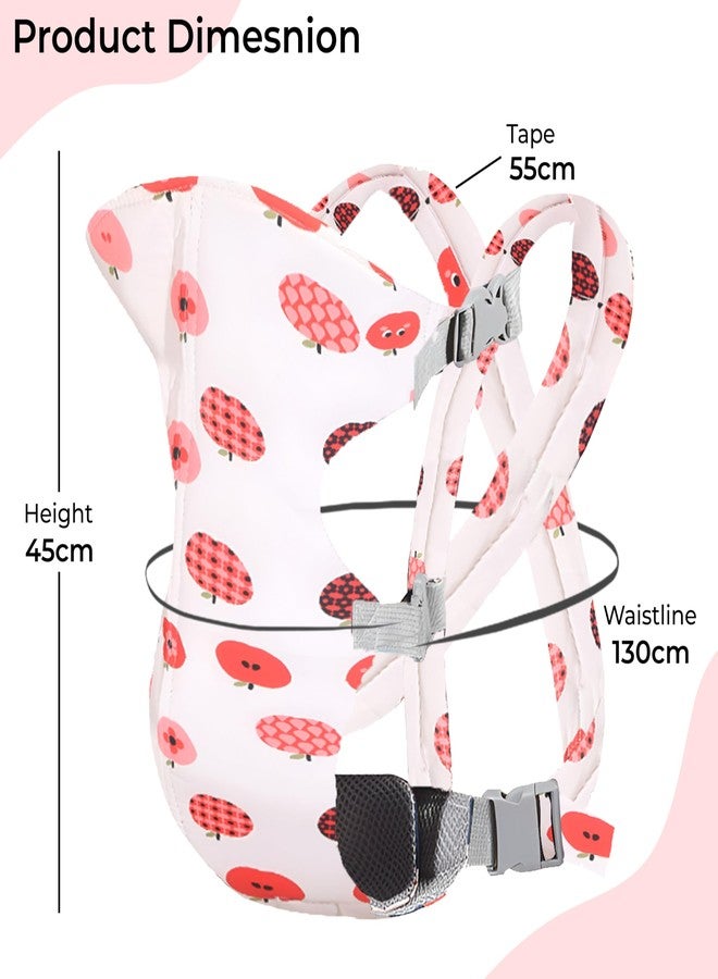 Bembika Baby Carrier Newborn to Toddler - Soft Infant Carrier with Multiple Positions, Kangaroo Bag Sling Carrier, Adjustable Baby Holder with Detachable Design for All Seasons (Apple) - Image 3