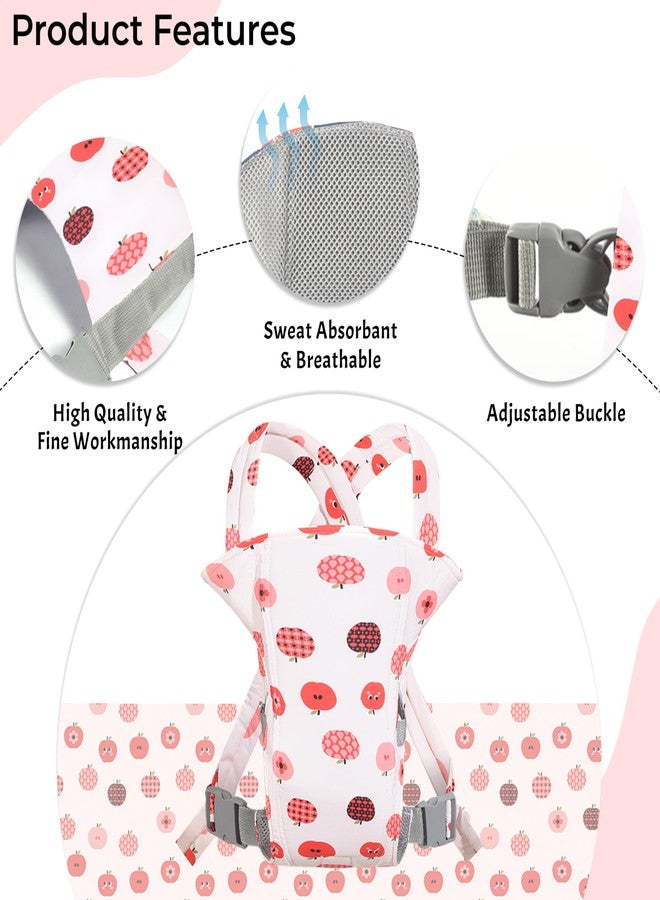 Bembika Baby Carrier Newborn to Toddler - Soft Infant Carrier with Multiple Positions, Kangaroo Bag Sling Carrier, Adjustable Baby Holder with Detachable Design for All Seasons (Apple) - Image 4