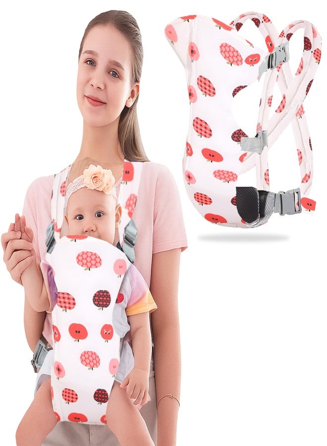 Bembika Baby Carrier Newborn to Toddler - Soft Infant Carrier with Multiple Positions, Kangaroo Bag Sling Carrier, Adjustable Baby Holder with Detachable Design for All Seasons (Apple) - Image 1