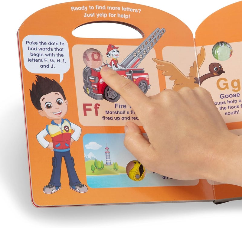 Melissa & Doug PAW Patrol Children's Book - Poke-A-Dot: Alphabet Adventure, One Size - Image 2