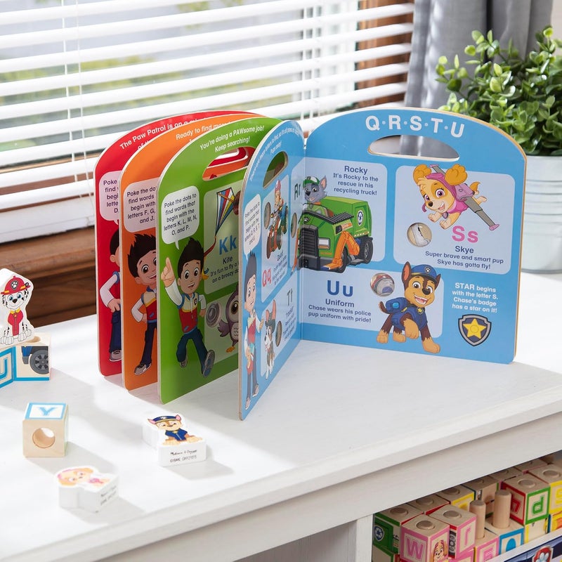 Melissa & Doug PAW Patrol Children's Book - Poke-A-Dot: Alphabet Adventure, One Size - Image 5