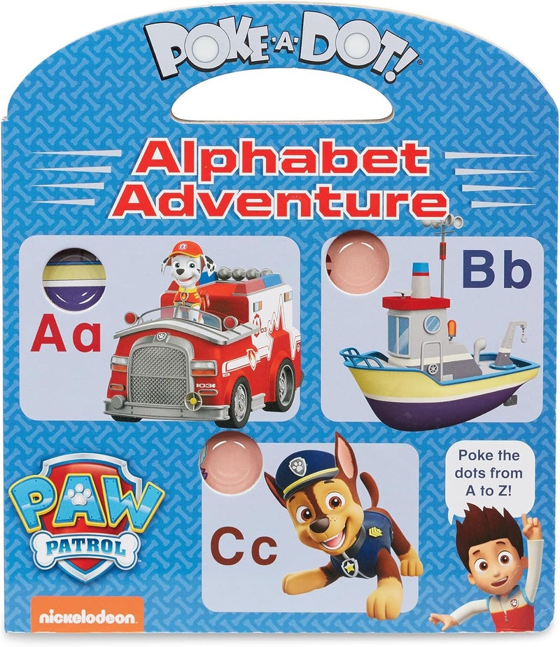 Melissa & Doug PAW Patrol Children's Book - Poke-A-Dot: Alphabet Adventure, One Size - Image 1