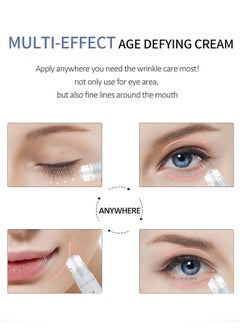 AuQuest Peptide Anti Aging Eye Serum , Anti-Aging and Remove Wrinkles Eye Serum, with Three 360° Massage Ball, Eye Cream with Anti Allergy Applicatorhead, Firming Lifting Eye Essence, Eye Care  - Image 3