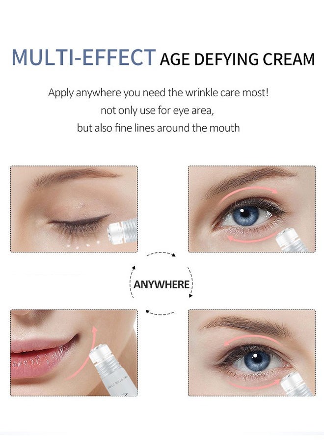 AuQuest - Peptide Anti Aging Eye Serum , Anti-Aging and Remove Wrinkles Eye Serum, with Three 360° Massage Ball, Eye Cream with Anti Allergy Applicatorhead, Firming Lifting Eye Essence, Eye Care - Image 1