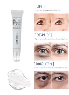 AuQuest Peptide Anti Aging Eye Serum , Anti-Aging and Remove Wrinkles Eye Serum, with Three 360° Massage Ball, Eye Cream with Anti Allergy Applicatorhead, Firming Lifting Eye Essence, Eye Care  - Image 4