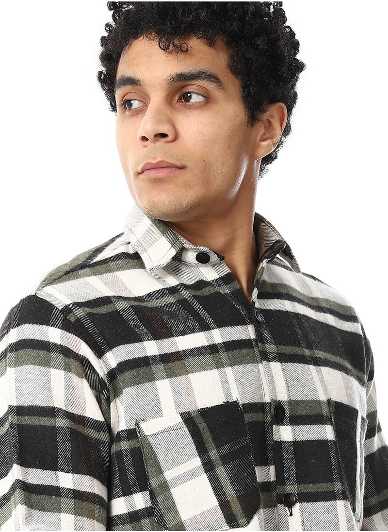 Master Jeans - Men's Long Sleeves Shirt - Wool - Image 1