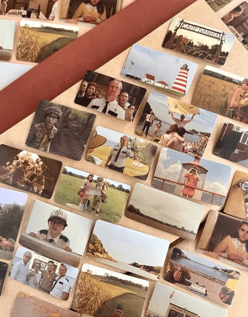 كاغيت جيمي دوكان Paper Ship Shop Moonrise Kingdom Movie Box Sticker / Bullet Journal / Notebook Decoration / Decal / Rising Moon Kingdom