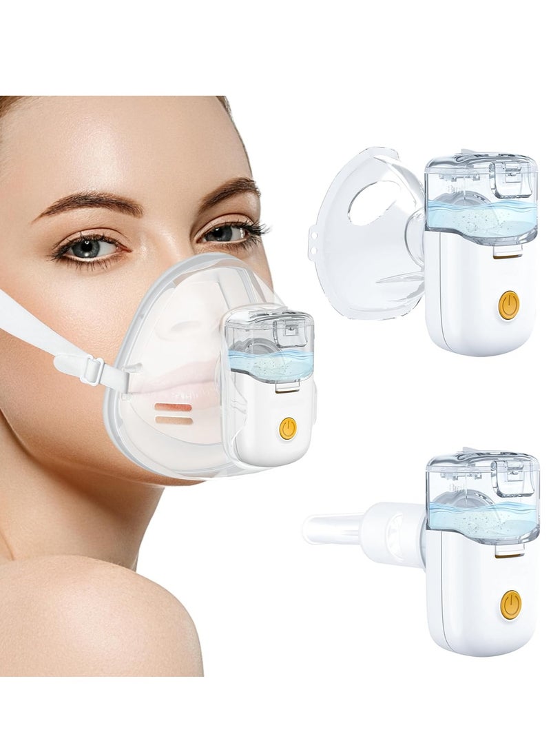 Generic Ultrasonic Nebulizer for Adults, Hands-Free Rechargeable Portable Nebulizer for Children, Mini Nebulizer for Shortness of Breath at Home - Image 1