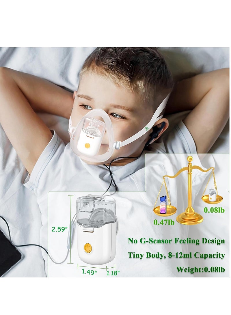 Generic Ultrasonic Nebulizer for Adults, Hands-Free Rechargeable Portable Nebulizer for Children, Mini Nebulizer for Shortness of Breath at Home - Image 4