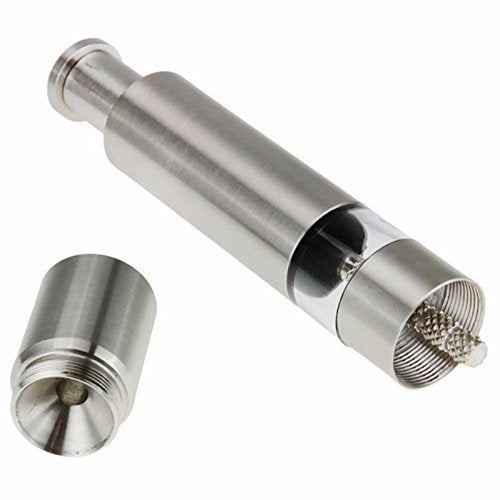 MSA Kitchen Stainless Steel Thumb Push Salt Pepper Muller Grinder Mill Manual Crusher Shakers with Ceramic Rotor for Home Sea Grinder Sprinkler Pack of 1 Easy to USE - Image 3