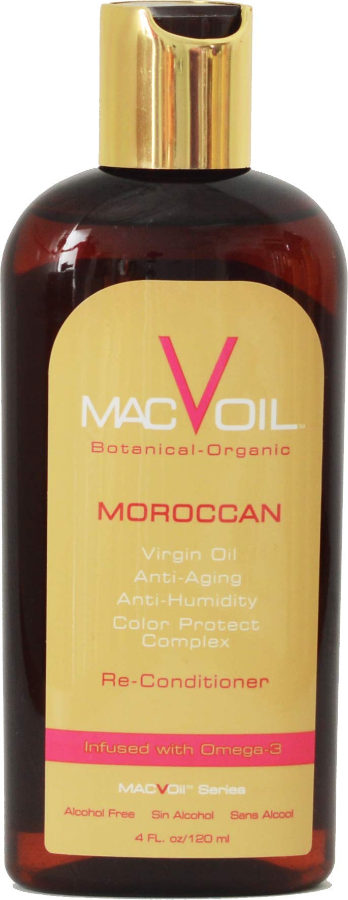Macvoil Macvoil - Ultimate All Natural Hair Oil For Shiny/Sleek Hair & Fixes Dry/Frizzy Hair With Pure Moroccan Argan Oil 