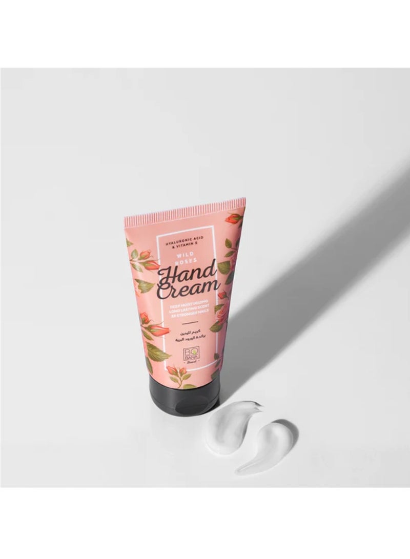Wild Roses Hand Cream With Hyaluronic Acid & Vitamin E 50ml