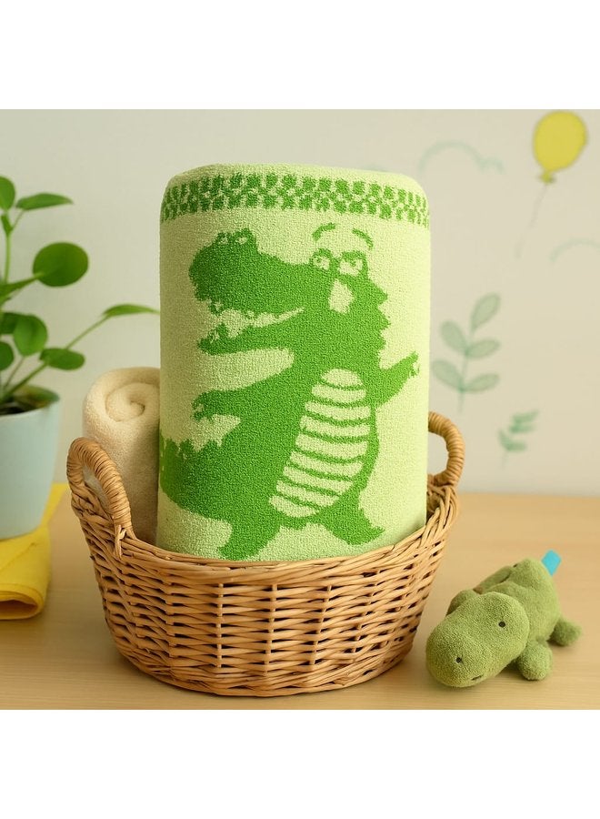 toãlla Face Towel Green Cotton 30*30 - Image 1