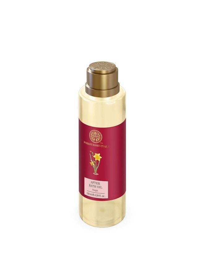 Forest Essentials - After Bath Oil Nargis ; Ayurvedic Moisturizing & Nourishing Shower Oil For Body ; Purifying Scented Bath Oil For Women & Men ; 130 Ml - Image 1