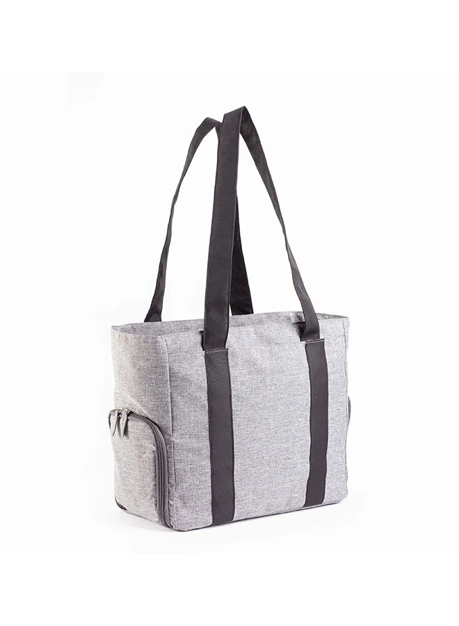 دكتور براونز Breast Pump Carryall Tote Bag, Heather Gray For Web