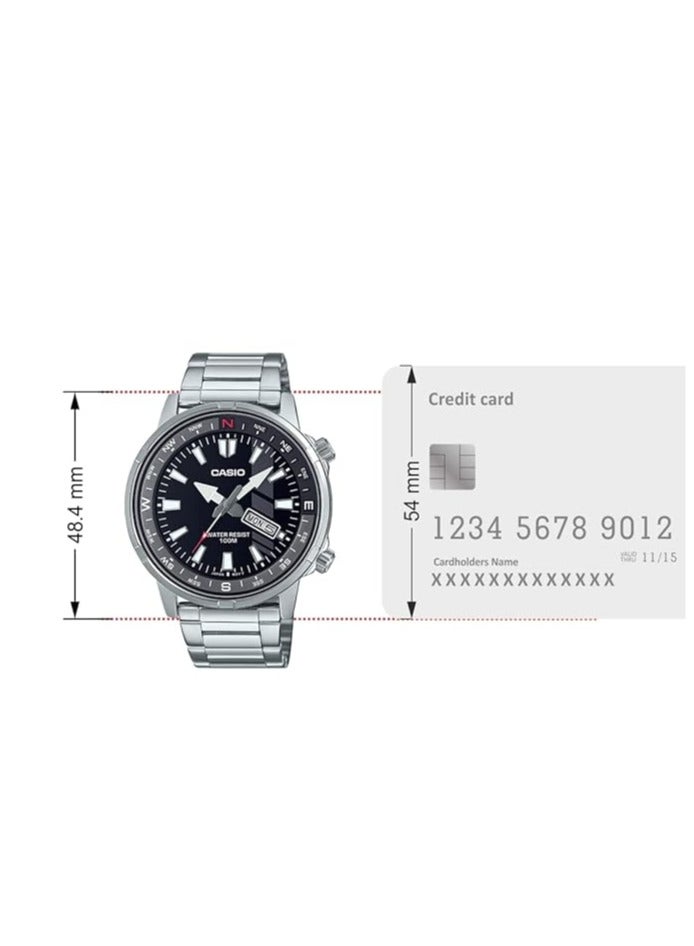 CASIO ساعة كاسيو للرجال MTD-130D-1A4VDF - Image 5