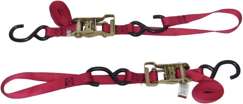 Ancra 49498-10 Red Ratcheting Buckle Tiedowns