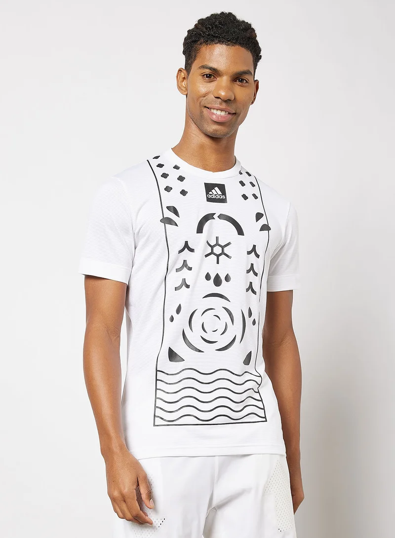 Adidas Paris Heat.RDY Tennis Freelift T-Shirt