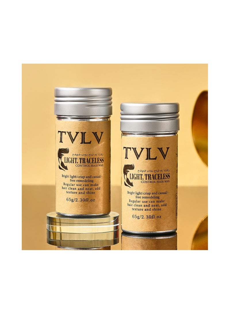 IKT Hair Wax2PCS Stick, Broken Hair Finishing Wax Hair Wax Stick For Flyaways Hair Gel Stick Portable Hair Styling Cream - Image 1